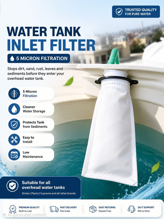 Borewell & Overhead Tank Filtration and Filter for Bore Water (Pack of 2)